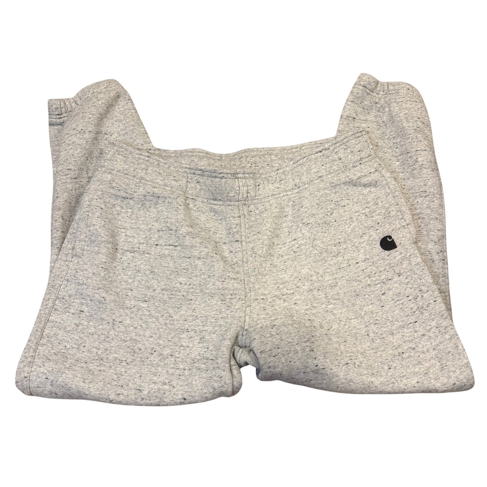 Carhartt Girls Relaxed Fit Fleece Jogger Sweatpants Heather Gray Size L 12-14